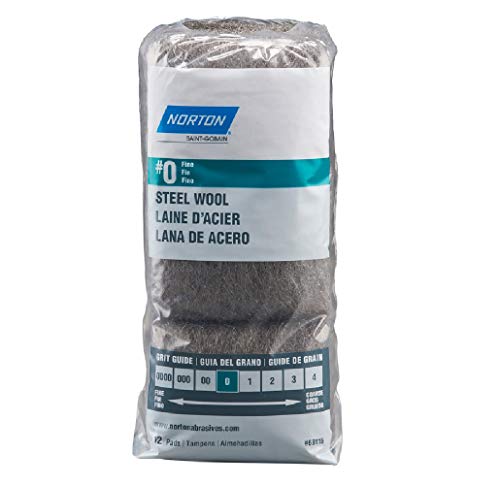 Norton 68115#0 Fine Grit Steel Wool 12 Count