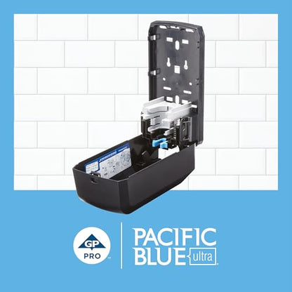 Georgia-Pacific (53057) Pacific Blue Ultra Manual Push Soap Dispenser, Wall Mounted, Easy to Install & Maintain