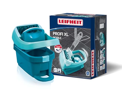 Leifheit Mop Press Professional Evo with Handy Integrated Wheels - style: Wiper Press Mobile