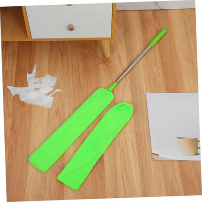 Cabilock Extendable Gap Duster Retractable Pole Washable Brush for Furniture Cleaning Long Reach under Appliance Home Cleaning Tool - size: 43.00X7.50X0.20CM