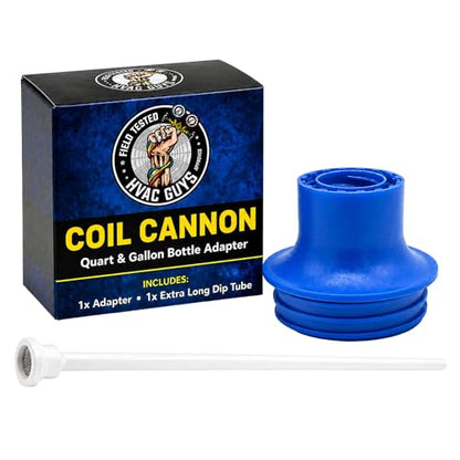 HVAC Guys Coil Cannon Quart & Gallon Bottle Adapter ONLY - style: Adapter Only