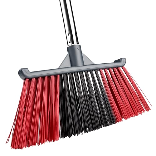 Outdoor Broom, Outside Heavy Duty Brooms for Sweeping Outdoor, Floor Broom is Applied for Courtyard,Garage,etc.（62 inch）