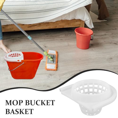 VOSAREA Plastic Mop Bucket, Cleaning Mop Bucket Replacement Drainage Basket Cleaning Strainer Basket for s