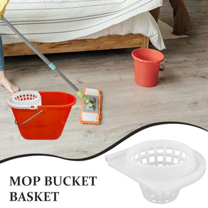 VOSAREA Plastic Mop Bucket, Cleaning Mop Bucket Replacement Drainage Basket Cleaning Strainer Basket for s