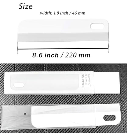 Mini Soft Rubber Window Squeegee Window Scrubber Scraper Glass Cleaning Squeegee Tool for Glass,Shower Door,Mirrors,Bathroom,Kitchen Countertops,Car Windshield