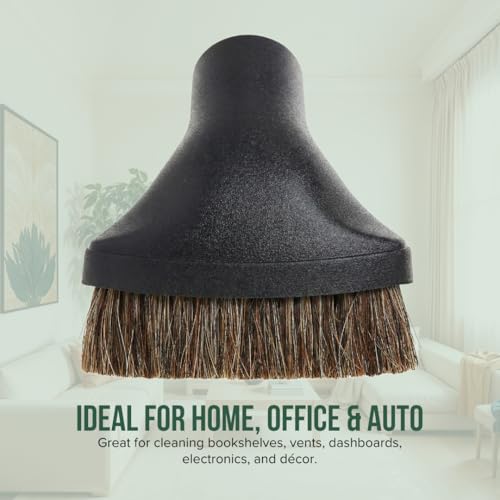 Selgo Universal Vacuum Cleaner Dusting Brush with Horse Hair Bristles, Fits All Cen-Tec Models, Black (Cen-Tec Dust Brush), Pack of 10 - size: Cen-Tec Dust Brush