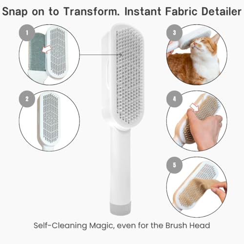 SufurLint 4-in-1 Pet Hair Remover & Couch Cleaner - Multi-Functional Cat Fur Removal Roller, Reusable Lint Roller for Furniture and Clothing, Reusable, eco-Friendly Remover