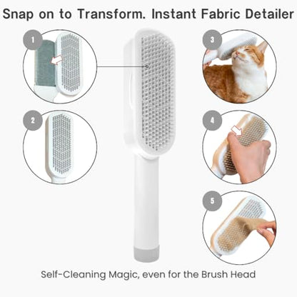 SufurLint 4-in-1 Pet Hair Remover & Couch Cleaner - Multi-Functional Cat Fur Removal Roller, Reusable Lint Roller for Furniture and Clothing, Reusable, eco-Friendly Remover