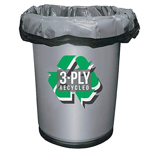 Aluf Plastics - Value COEX 3 Ply Garbage Bags, 33 Gallon, 2 Mil (eq), 33"x47", Black, 400 Count - style: 42 Gal, 2 Mil Equiv, 400 Count