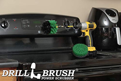 Kitchen Cleaning Supplies - Pots and Pans Cleaning Kit - Cast Iron Skillet Scrub Brushes - Deep Cleaning Kitchen Tools - Kitchen Sink Cleaning Brush - Air Fryer Scrubber Brush - Refrigerator Cleaner - color: Green