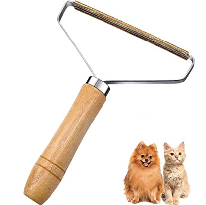 Portable Lint Remove Cleaner Pro, Reusable Double Sided Travel Brush for Removing Lint Pet Hair Dust in Clothes, Furniture and Carpet, Fuzz, Pet Fur Removal Tool, Portable Carpet Scraper Rake
