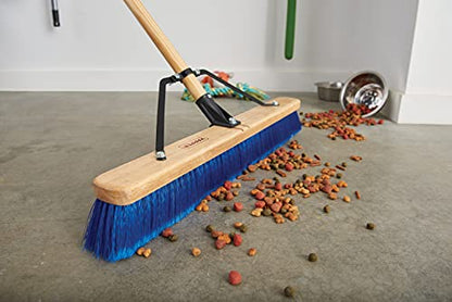 Harper 20201044 24 in. Indoor/Outdoor Dry All-Purpose Push Broom with Dual Bristles, for Dust, Gravel, Debris - style: All-Purpose Multi-Surface Push Broom