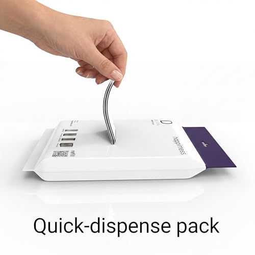 happimess 8 Gallon (30L) Drawstring Trash Bags, Slim, Unscented, White, Heavy Duty LDPE Liners for Kitchen and Household, Custom Fit 100 Count (5 Packs of 20 Liners) HPM3000D-W-5SET - size: 100 Count (Pack of 1)