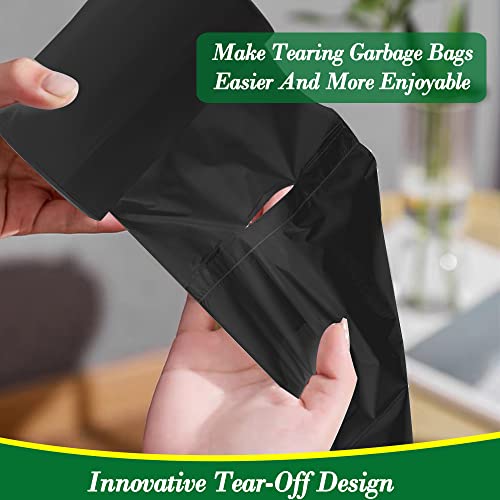 2.6 Gallon 120 pcs Small Black Trash Bags, Strong 2.5 Gallon 2.6 Gallon Garbage Bags, Bathroom Trash Can Bin Liners,Mini Bags Waste Basket Liner,Fit 6-10 Liter, 2.6 Gal-Black-120 - style: 2.6Gal Black-120