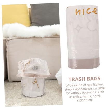 60Pcs Thick Drawstring Garbage Bags Large Capacity Reinforced Trash Bags for Home Kitchen Leak-resistant Handheld Waste Disposal Pouches