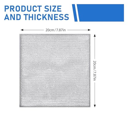 30/60 PCS Non-Scratch Stainless Steel Scrubbers – Heavy-Duty Cleaning Pads for Kitchen and Bathroom Surfaces(30pcs)