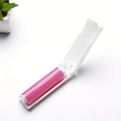 3pcs Reusable lint Roller, Reusable Foldable Portable Clothes Washing Carpet Sheets dust Suction Brush Picker Set Cleaner,Pet Hair Remover Brush (3, Pink) - color: Pink
