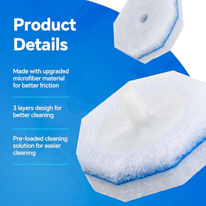 2X Cleaning Power Upgrade Formula Toilet Bowl Refills, Fits for Clorox, 150 Count Disposable Toilet Brush Refills - No Falling Apart, Fits Most Brand Brushes for Bathroom Cleaning - size: 1 Count (Pack of 150)