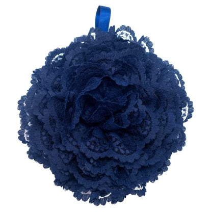 Reusable sponge, washable scrubber, non-scratching, odorless dish scrubbie - Peony collection 1ct (Navy blue) - color: Navy Blue