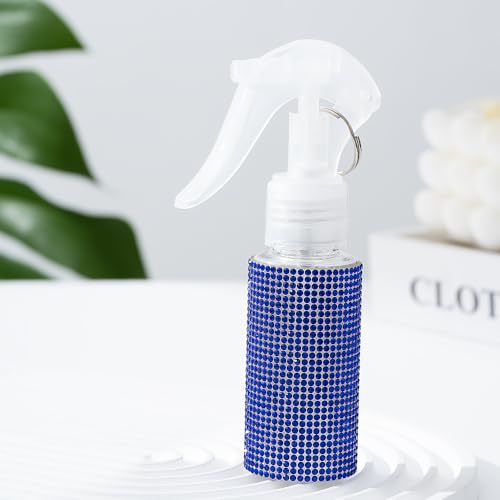 60ml Empty Spray Bottles, Continuous Spray Bottle for Hair, Spray Water Bottle Fine Mist Refillable, Skin Care, Showering Pets, Plants, Travel, Ironing and Cleaning -Blue - color: Blue