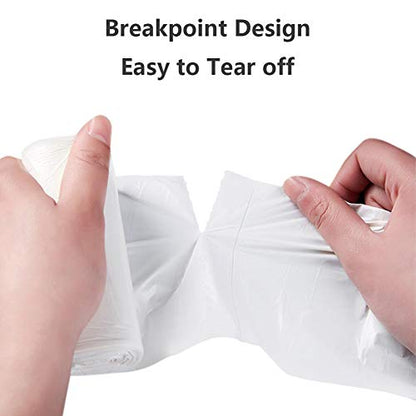 Small Trash Bags, Magesh 4 Gallon Trash Bag/Small Garbage Bags, Strong Wastebasket Liners for Bathroom Bedroom Office Trash Can, Clear 200 Counts - style: 4 Gallon 200 Transparent