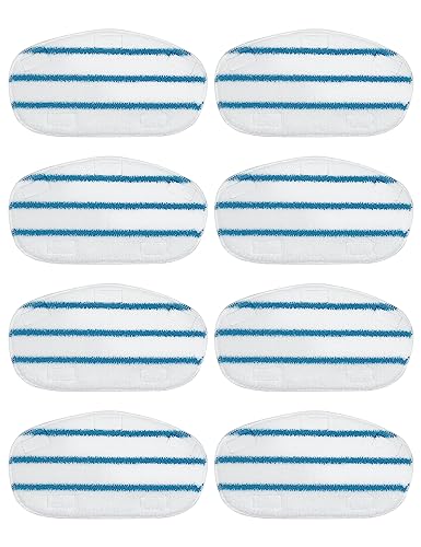 8 Pack Pur Steam Mop Pads Compatible with PurSteam ThermaPro 10-in-1 and 211 Steam Mop Cleaner Microfiber Pur Steam Mop Replacement Pad Washable Reusable Steam Mop Pads for Steamer Floor Cleaning - color: 8 Pack-pursteam Thermapro Steamer Mop Pad