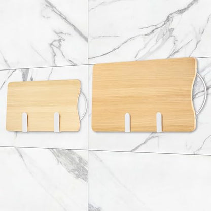 Pot Lid Rack, Wall Mounted 304 Stainless Steel Pan Lid Organizer Holder, Self Adhesive, Kitchen Cooking Utensil Tool (White, Set of 2) - color: White(set of 2)