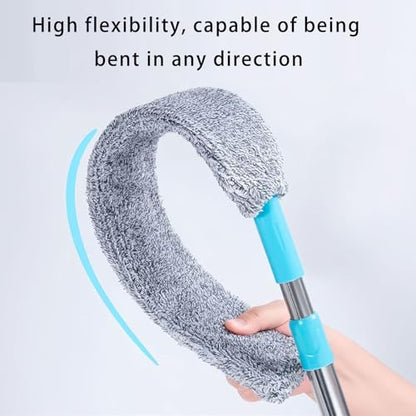 Extendable Handle Dusters Cleaner with Flexible Head for High Ceiling and Hard to Reach Area Tight Space Tool