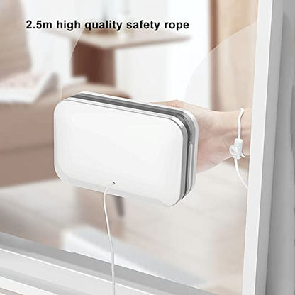 Ejoyous Cleaner Tool, Magnetic Window Cleaner, Large Handle Double Sided High Safety Sturdy Plastic Window Cleaning Tool for 3 to 10mm Glasses