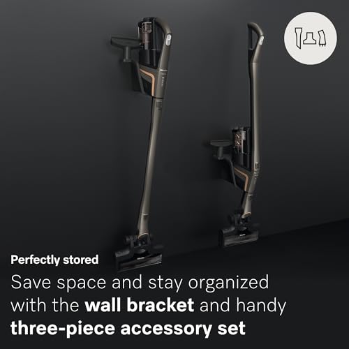 Miele Triflex HX2 Self-Standing Cordless Stick Vacuum Cleaner, 60 min runtime, Lotus White / Rose Gold