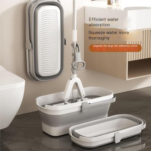 Practical Flat Mop, Enlarged PVA Head, Effortlessly Handles Home Cleaning -Essential for Home Cleaning