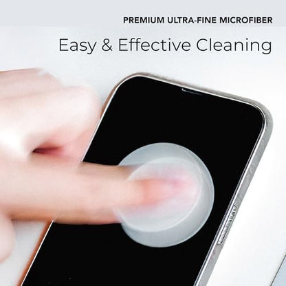 SleekStrip Portable Cleaning Sticker Pad Reusable Screen Cleaner Wipes Lens Cleaner Wipes for Phone iPad Car Touch Screen Display MacBook Computer Laptop Camera Lens Electronic TV Monitor - 2PK (8PCS) - color: Sweet Dream (Pack of 2)