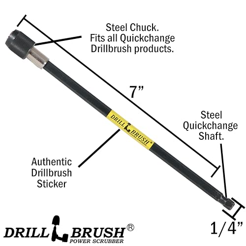 Kitchen Cleaning Supplies - Drill Brush Set with Extension - Counter Scrubbing Brushes, Stove Cleaning Tools - Oven Spot Cleaning Tool - Home Sink Scrubbing Brush Set - Cast Iron Pot Cleaning Brushes - color: Green