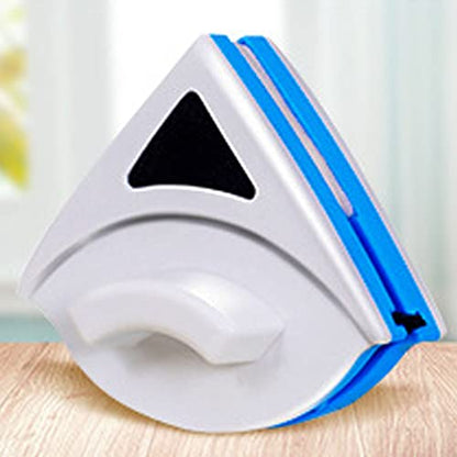 Septpenta Magnetic Window Cleaner, Triangular Design with Powerful Magnets, Double-Sided Glass Wiper, Scratch Cleaning for Double Glazed Windows, Energy Saving and Efficient