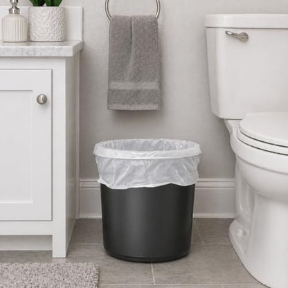 2.6 Gallon Lavender Scented Trash Bags (200 Count) White 2 Gallon Trash Bags Small Bathroom Wastebasket Bags Can Liners for Home Office Bins, 200 Bags - size: 1 Count (Pack of 200)
