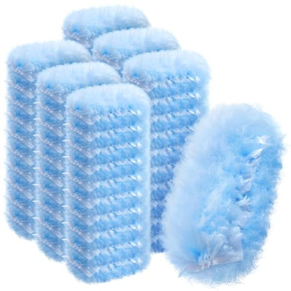 60 Count Electrostatic Duster Refills Compatible with Swiffer Duster, 6X Microfibers Heavy Duty 2 Side 360° Duster Refills, Disposable Multi Surface Dusters for Cleaning, Unscented - color: 60 Count Refills