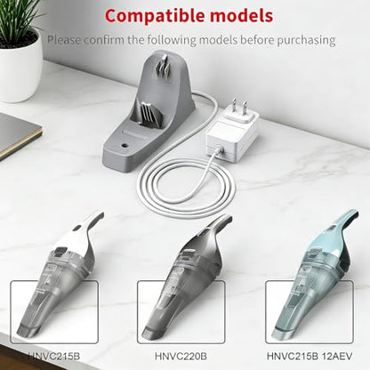 8.2V 150mA Charging Dock Compatible with Black and Decker HNVC215B12AEV Dusbuster Handheld Vacuum, Replacement Charger Base Compatible with Black + Decker HNVC215B HNVC220B Hand Vacuum