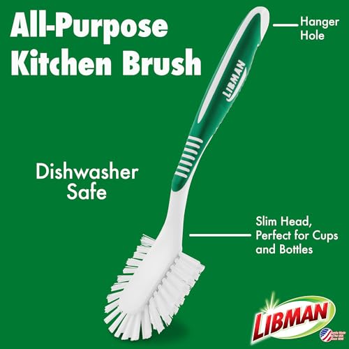 Libman All-Purpose Kitchen Brush | Case of 6 - style: All Purpose