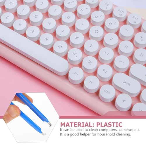 BESPORTBLE Mechanical Keyboard Cleaning Kit with Keyboard Keycap Remover and Anti-Static Computer Brush, Plastic and Metal Tools for Chip Picking and Lubricating