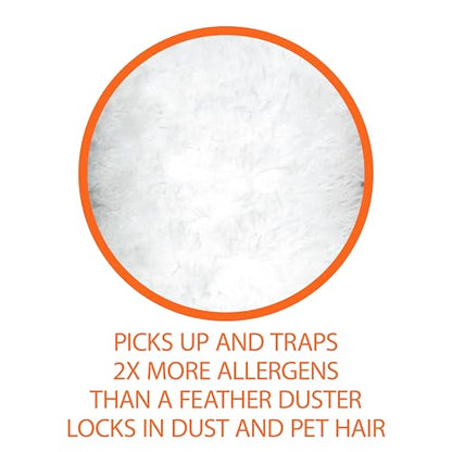 Amazon Basics 360° Heavy Duty Duster Kit with Extendable Handle and 6 Microfiber Plumes Refills for Pet Hair - style: Duster Kit