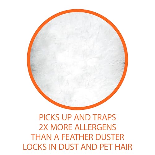 Amazon Basics 360° Heavy Duty Duster Refills, Picks up and Traps 2X More Allergens, 11 Count, Pack of 1 - style: Duster Refill