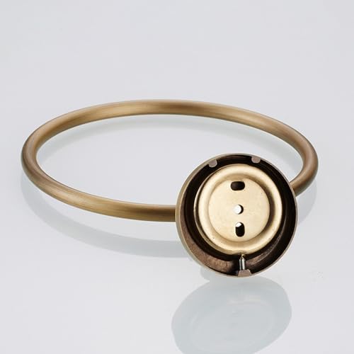 Antique Bronze Towel Ring for Bathroom Hand Towel Holder Wall Mounted - color: Towel Ring