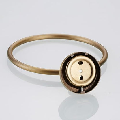 Antique Bronze Towel Ring for Bathroom Hand Towel Holder Wall Mounted - color: Towel Ring