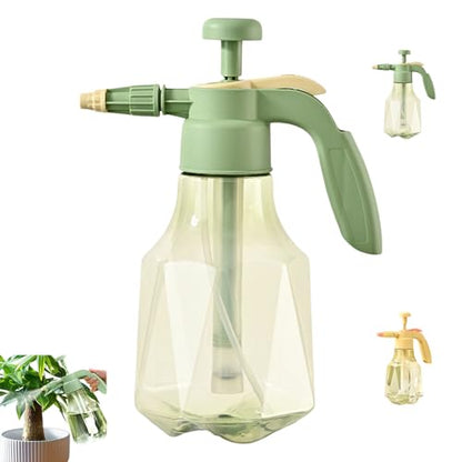 51oz Handheld Garden Pump Sprayer, Large Capacity Pressure Sprayer with Adjustable Nozzle, Leakproof Hand Atomizer, Water Spray Bottle for Home Cleaning Garden Car Detailing & Washing (Green) - color: Green
