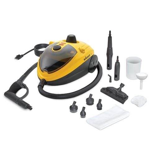 Wagner Spraytech 2494398 905e AutoRight Multi-Purpose Steam Cleaner, 12 Accessories Included, Power Steamer for cleaning, Color May Vary
