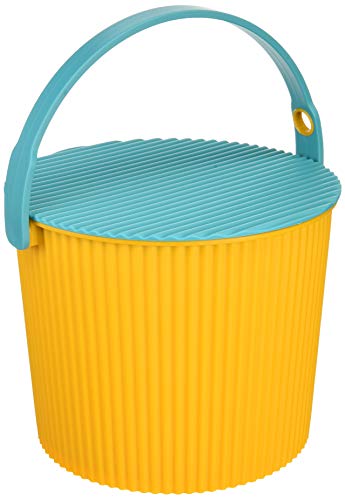 223771 Omniutti Bucket with Lid, Orange, S, 2.1 gal (8 L), Sceltevie omnioutil Vivid (Made in Japan) - color: Orange, size: Sサイズ8L