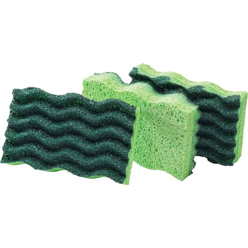Libman 1077 Baked-On and Tough Jobs Sponges (3-Pack)