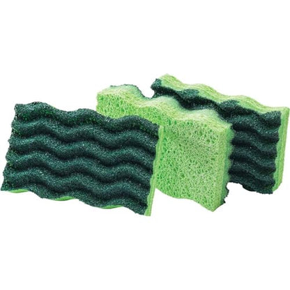 Libman 1077 Baked-On and Tough Jobs Sponges (3-Pack)