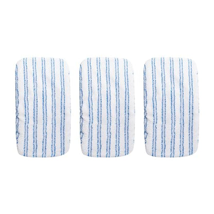 Matthew Microfiber Mop Refills Compatible with Hardwood Floor 'N More, Mop Head Replacement Reusable for Large Surface Compatible with ShMop and All 15 * 8” Flat Mops – 3Pcs Microfiber Mop Pads - size: 3 Pcs Refills