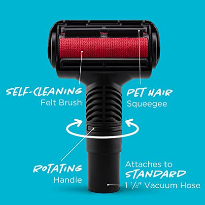 Simplicity Vacuums Jill Compact Canister Vacuum Cleaner with Pet Tool Fur Remover, Bagged Vacuum with Certified HEPA Filtration for Hard Floors and Rugs, Stair Vacuum